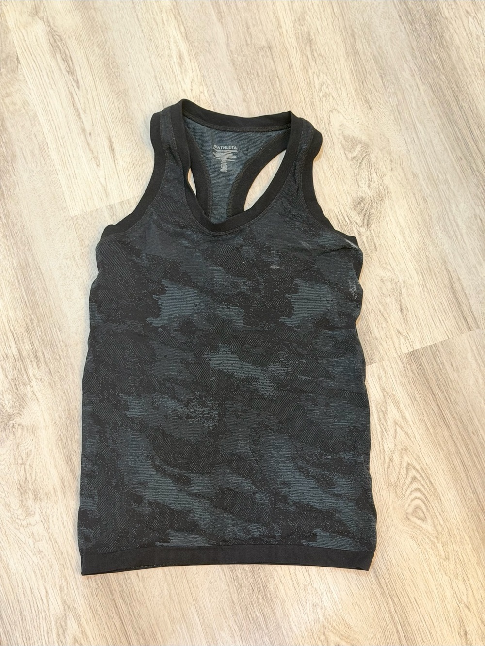 Women's XS Athleta Black Camo Tank Top